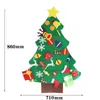 1set DIY Felt Christmas Tree Ornaments Navidad Decorations for Home Natal Kerst Year Gift Kids Xmas Noel Y201020
