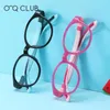 Moda de óculos de sol Frames O-q Clube Clube Kids Anti-azul óculos de bloqueio de luz TR90 Miopia de silicone Optical confortável flexível e óculos de computador