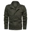 Giacca da uomo autunno Giacca militare da uomo Tattico Army Cotton Coat Uomo Outdoor Combat Jacket Cotton Coat Stand Collar Plus Size 5XL 201127