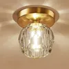 American post-modern K9 crystal aisle lamp simple fashion bedroom bedside chandelier restaurant bar lamp