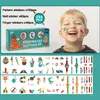 MiDeer Art Craft Temporary Stickers painting Set for Children Fashion Body Art Waterproof Kids Fun Toys