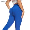 IWUPAETY 3D pantaloni sportivi da donna spessi Joga Leggings fitness sexy traspirante Butt Lifting vita alta palestra SportsWear 11 colori 201202