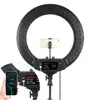 Freeshipping de 18 polegadas 2700-6500K LED anel lâmpada fotográfica iluminação fotográfica com tripé Remote Ring Light para câmera YouTube Maquiagem Vídeo