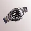 Прямая поставка, мужские часы 40 мм, сапфировое стекло, нержавеющая сталь, автоматический механизм, механические небесно-голубые циферблаты, суперсветящиеся водонепроницаемые наручные часы