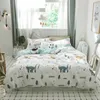 Svetanya Dinosaur Sheet Pillowcase Duvet Cover Bedding set Cotton Kids Teens Bedlinen Single Queen Full Double Size 201114