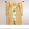 Europeu dourado real luxo cortinas para quarto janela cortinas para sala de estar elegante cortina europeia casa janela deco7730008