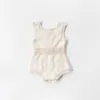 Stickade kläder nyfödda rompers handgjorda pompom flicka romer 100% bomull spädbarn baby pojkar jumpsuit overalls 201023