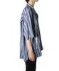 Casual Shirts 21Ss Mikara Yasuhiro Sanyuan Kangyu Bomull Linen Tape Stripe Män och Kvinnors Loose Short Sleeve Shirt