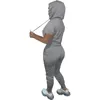 Nouveau gros Jogger costumes Faith tenues femmes deux pièces ensemble à manches courtes à capuche t-shirt pantalons de survêtement correspondant ensemble survêtements d'été en cours d'exécution costume de sport en vrac 6926