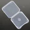 Boîte de Protection de carte mémoire Micro SD, champ de stockage en plastique Transparent Ultra fin, vente au détail