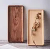 Walnut Beech Wood Prostokąt Square Drewniane Ciasto Dania Home Hotel School Desery Porcja Taca Wood Sushi Plate Sn1614