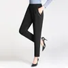 Middleaged Autumn New Style Mormor Native Pujiang Women's Elastic Midje Casual Pants LooseF T200422