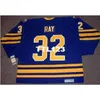 740s men 32 ROB RAY 1992 CCM Vintage Retro Away Hockey Jersey or custom any name number Jersey4078690