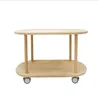 Ouderkinderen Tafels Restaurant Kinderkamer Corner Dining Car Tea Bankside Table Multi-layer Cart Shelf Allast Hout