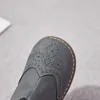Новый! Детская обувь Девочки Детские Обувь Ботинки Chaussure Fille Sapato Menina Серый Ботинок для осенних SANDQ Baby Hard Toeheel Nonslip 201201