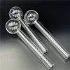 6cm/10cm/12cm Length Pyrex Glass hookahs Oil Burner Pipe Clear Cheap Pipe Water Hand Pipes Smoking Accessories