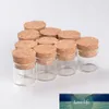 5ml 10ml 12ml Mini Frascos De Vidro Frascos In Vitro Garrafas Com Rolha De Rolha Tubo De Ensaio De Vidro Transparente Frascos De Pedreiro Garrafas 100pcs