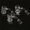 Platte Top Quartz Banger Nail Diversen 19mm 14mm 10mm Mannelijk Gepolijst Verbinding voor Glas Bong Dab Rigs Bowl