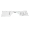 T Shirt Alignment Tool T-Shirt Placement Graphic Guide Tough UV Printed Easy To Carry Two Size Acrylic Tshirt Ruler271L