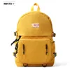 Solid färg ryggsäck för kvinnor vattentäta barn ryggsäck multi pocket school resor axel ryggsäckar tonåring skolväskor
