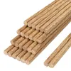 Baguettes en bois naturel de 25cm, vaisselle de Style Simple, hôtel, maison, cuisine, vaisselle, fournitures de fête