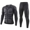 Winter Warm Tight Tactical Thermal Underwear Sets Men's Outdoor Function Breathable Training Cycling Thermo Long Johns 220107