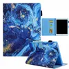 Läderplånbokfodral för iPad Pro Air4 11 2 3 4 5 6 Air 2 9.7''10.5 11 Mini Flower Futterfly Tower Marble Moon Star Sky Holder Cover