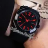 2021 OCTO 102738 PVD All Black Steel Case Black Dial Red Marker