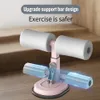 Adjustable Sit-up Bar Floor Assistant Abdominal Exercise Stand Ankle Support Trainer Workout Equipment for Home Gym Fitness Gear Q0107