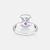 Lesf Bridal Sieraden 925 Sterling Silver For Women Ring 3 CT Cushion Cut Synthetic Diamond Engagement Bruiloft Geschenk J011225931441098777