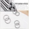 fashion allergic free stainless steel ear clip on earrings hoop jewelry for men women hip hop