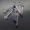 Glass Bong Oil Burner Pipe Hookahs Manufacture Handcraft 4.0inch Thick Pyrex Colorful Tobacco Hand Pipes For Smoking