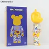 Nieuwe Bearbrick Building Block Geweld Beer 2020 Macao Limited Um Gele Eieren voor duizenden jaren 400% Trend Speelgoed Handgemaakte Doll Ornamenten 28cm