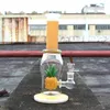 HBKING 11 polegadas abacaxi bong tubo de água de vidro amarelo verde dab rig chegam novas venda quente boa função plataforma de petróleo alto para venda