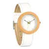 BOBO BIRD Women Bamboo Watches Gold Back Case Japan Quartz Movement as Good Gift for Ladies Stainless Steel Watch L-J27 201114