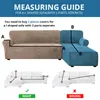 Thick Velvet L shaped Sofa Cover Living Room Corner Couch Slipcover Sectional Stretch Elastic Sofa Cover Canap Chaise Longue 201112940