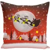 LED Pillow Case Happy Halloween Christmas Lighted Sofa Throw Pillow Case 45*45cm Home Christmas Motif Pillowcase