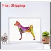 Paintings American Staffordshire Terrier Watercolor Pet Dog Posters And Prints Basenji Dachshund Poodle Art Canvas Paint qylWdI bdesports