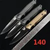 BENCHMADE BM140 140BK Nimravus stały nóż prosty Outdoor Camping polowanie Camping EDC133 176 175 535 noże