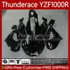 Yamaha Thunerace YZF1000R YZF 1000R 1000 R 1997 1997 1998 2003 2000 2002 2007 2007 2007フェアリング光沢のある黒