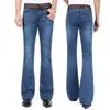 Spring New Arrival Mens Flared Leg Trousers High Waist Long Flare For Bootcut Hommes bell bottom Jeans Men 201111