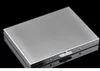 2021 DHL in acciaio inossidabile argento portasigarette in metallo freddo esterno portatile e moderna scatola di immagazzinaggio portasigarette per gli uomini