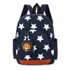 Novas crianças mochilas bonitos desenhos animados impresso sacos de escola para kindergarten meninos meninos crianças ombro double grande capacidade sacos lj201225