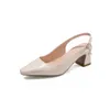 Asumer 2020 Plus Size 33-48 Sapatos individuais Mulheres Mais Novas Bombas Buckle Pérola Primavera Verão Simples Vestido Escritório Sapatos Senhoras1