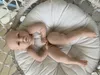 Beliebtes Gesicht wiedergeborenes Saskia-Puppenset, sehr weich, fühlt sich echt an, frische Farbe, unbemalte, unfertige Puppenteile, DIY LJ201031