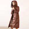 Winter Down Jacket Hoge kwaliteit Hooded Coat Women Fashion Jackets Vrouw Warm Vrouw Kleding Casual Parkas Outerwear 201210