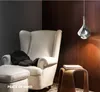 Postmodern creative glass Nordic restaurant pendant lamp bedroom bedside simple personality pendant lights