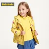 Balabala Children clothing girls coat baby autumn new Korean version fashion children's cotton jacket two pcs suit 201126