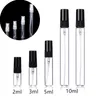 2ml 3ml 5ml 10ml Spray Bottle Perfume Empty Glass Vials Refillable Bottles Cosmetic Container Sample Vial Packaging