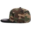 HATLANDER Camouflage snapback polyester cap blank flat camo baseball cap with no embroidery mens cap and hat for men and women 201019